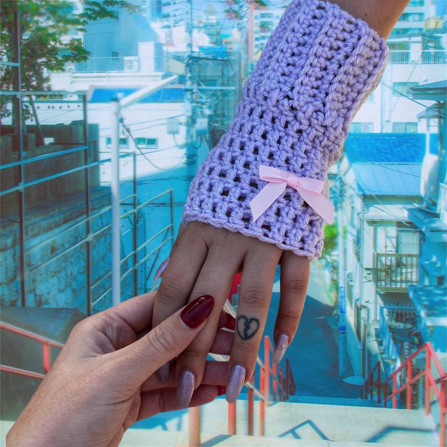 lavender sparkle hand warmers