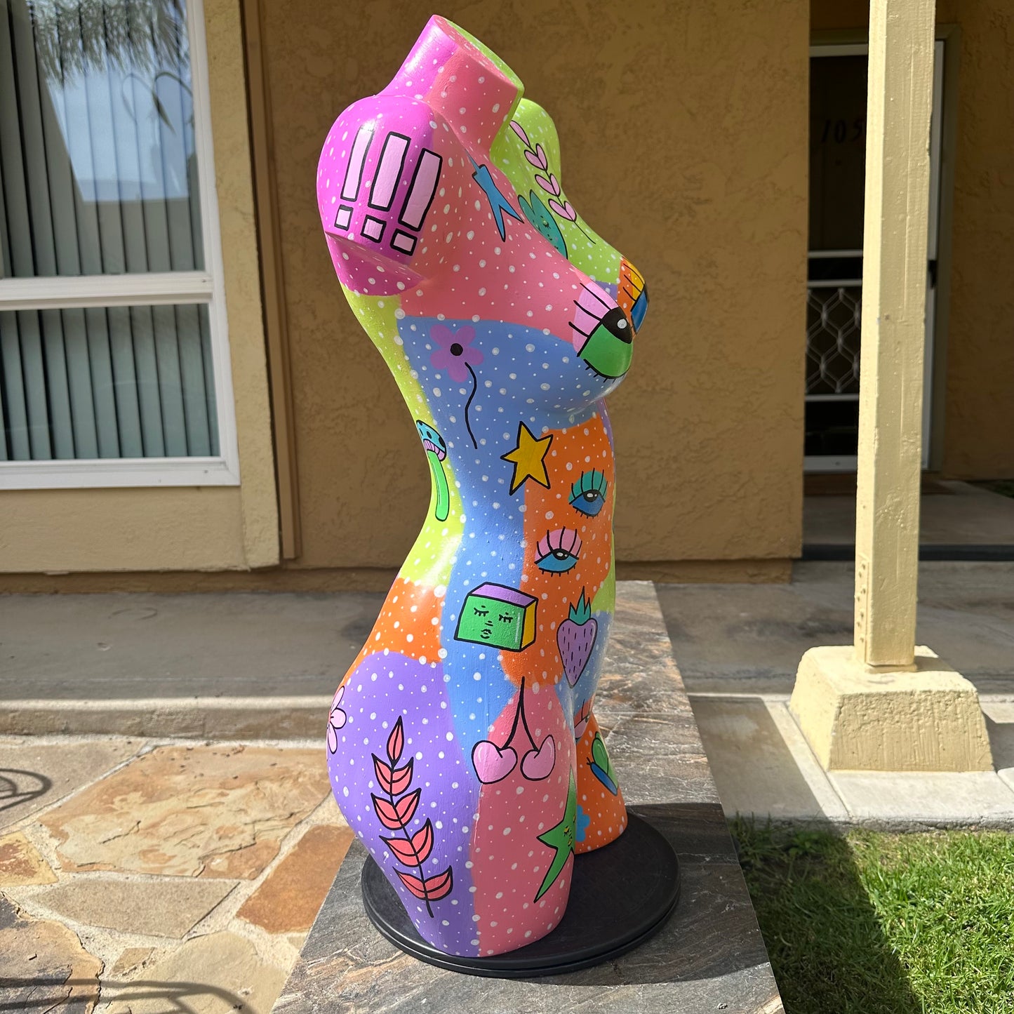 painted mannequin