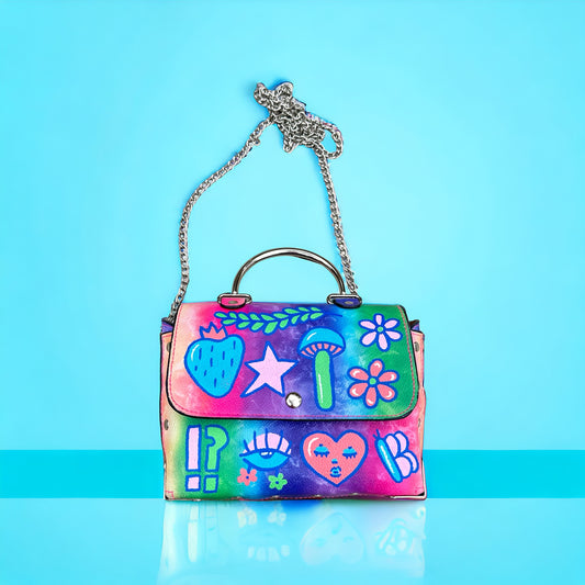lylah painted purse