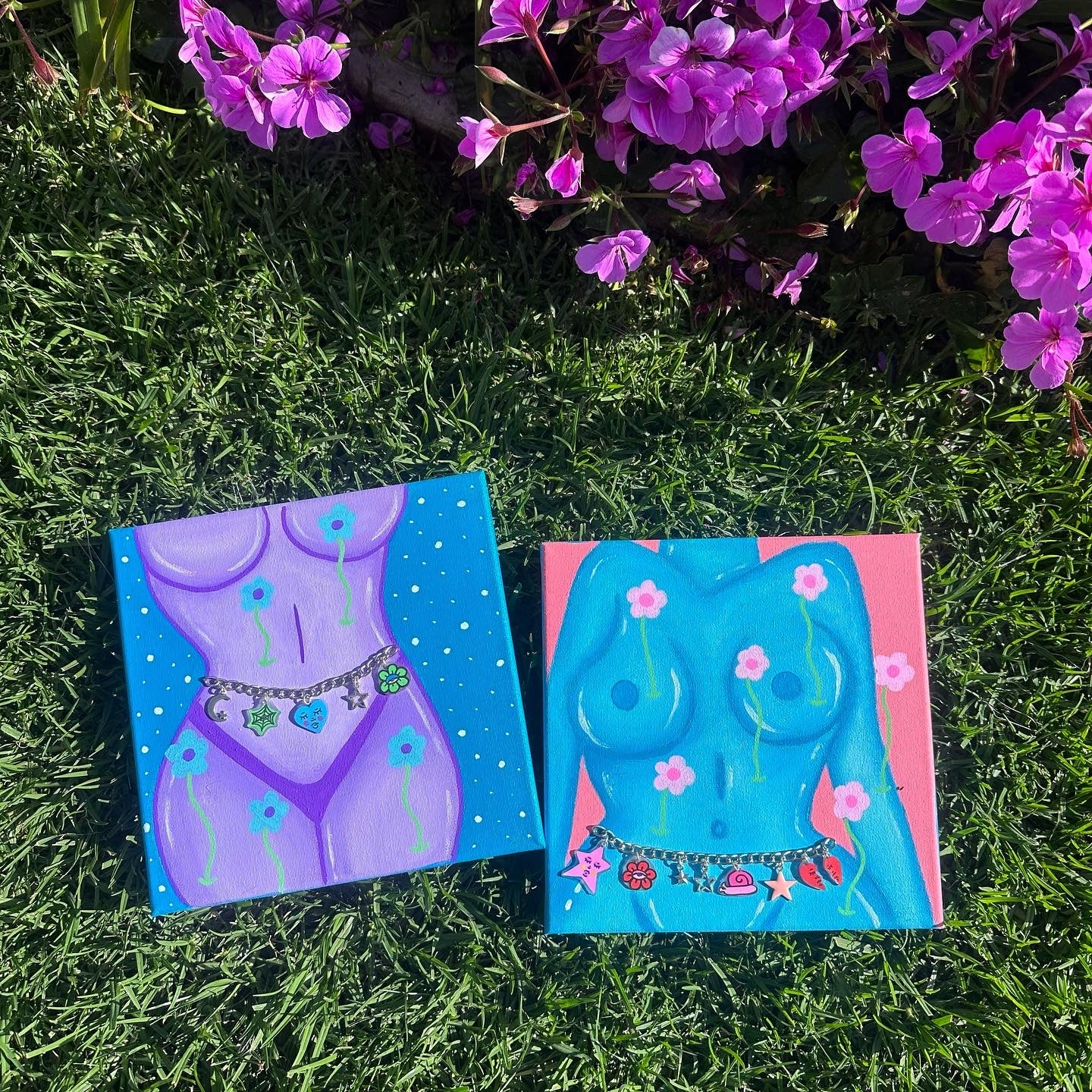 mini chain paintings