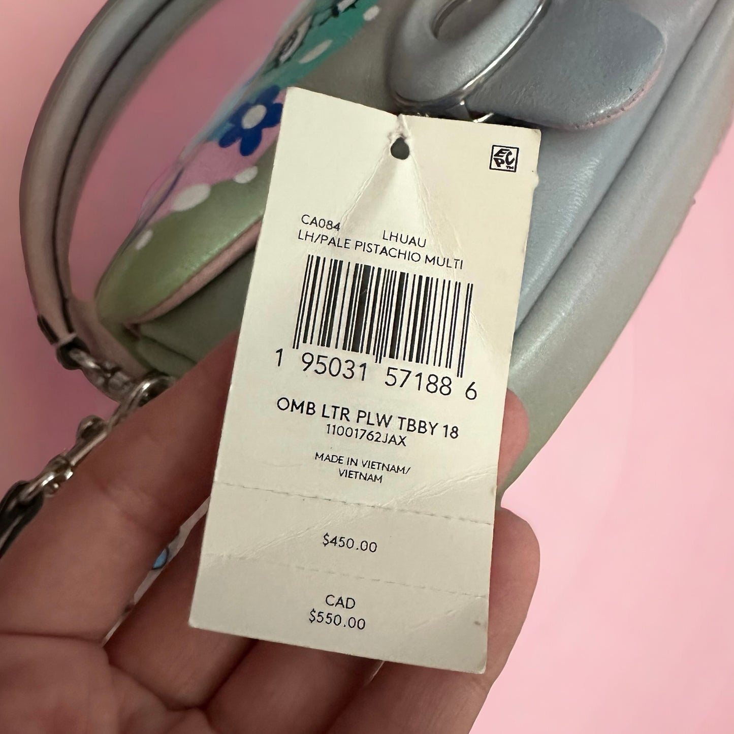 painted coach purse