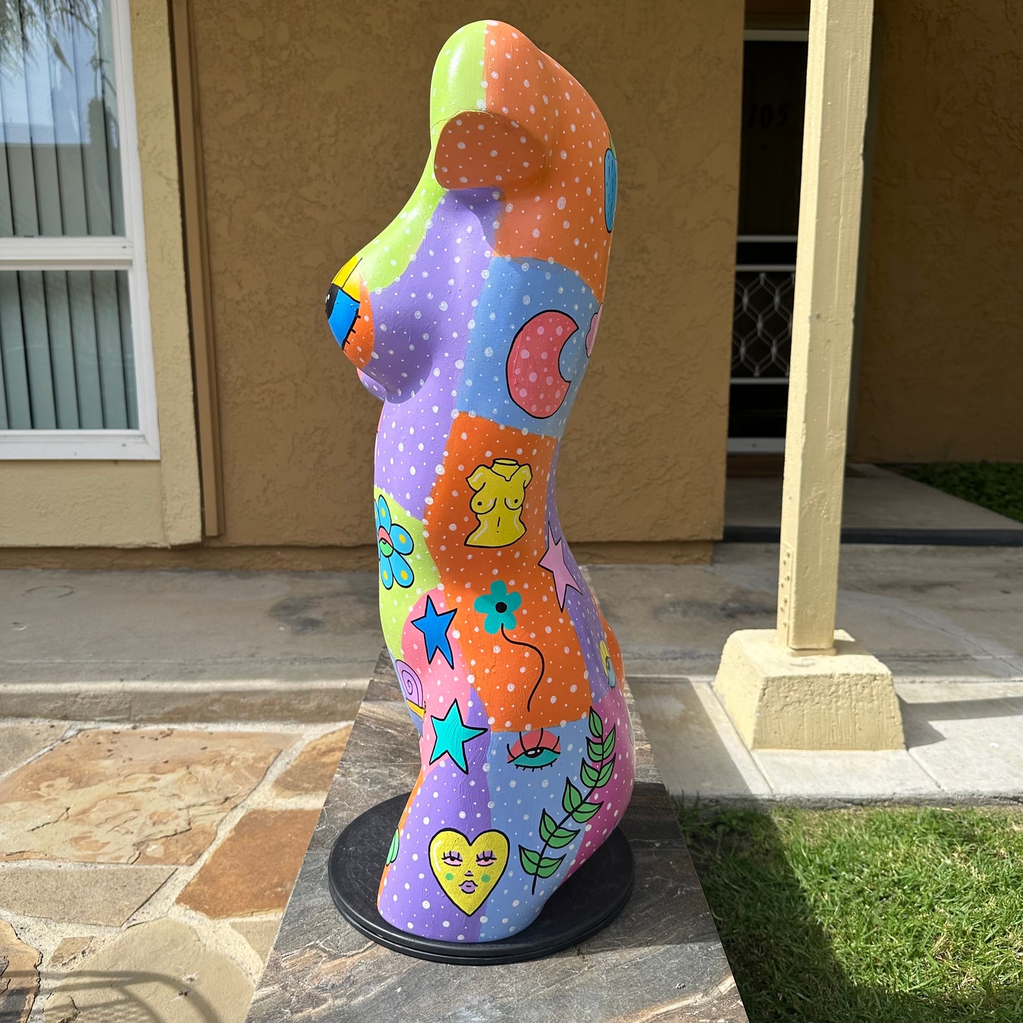 painted mannequin