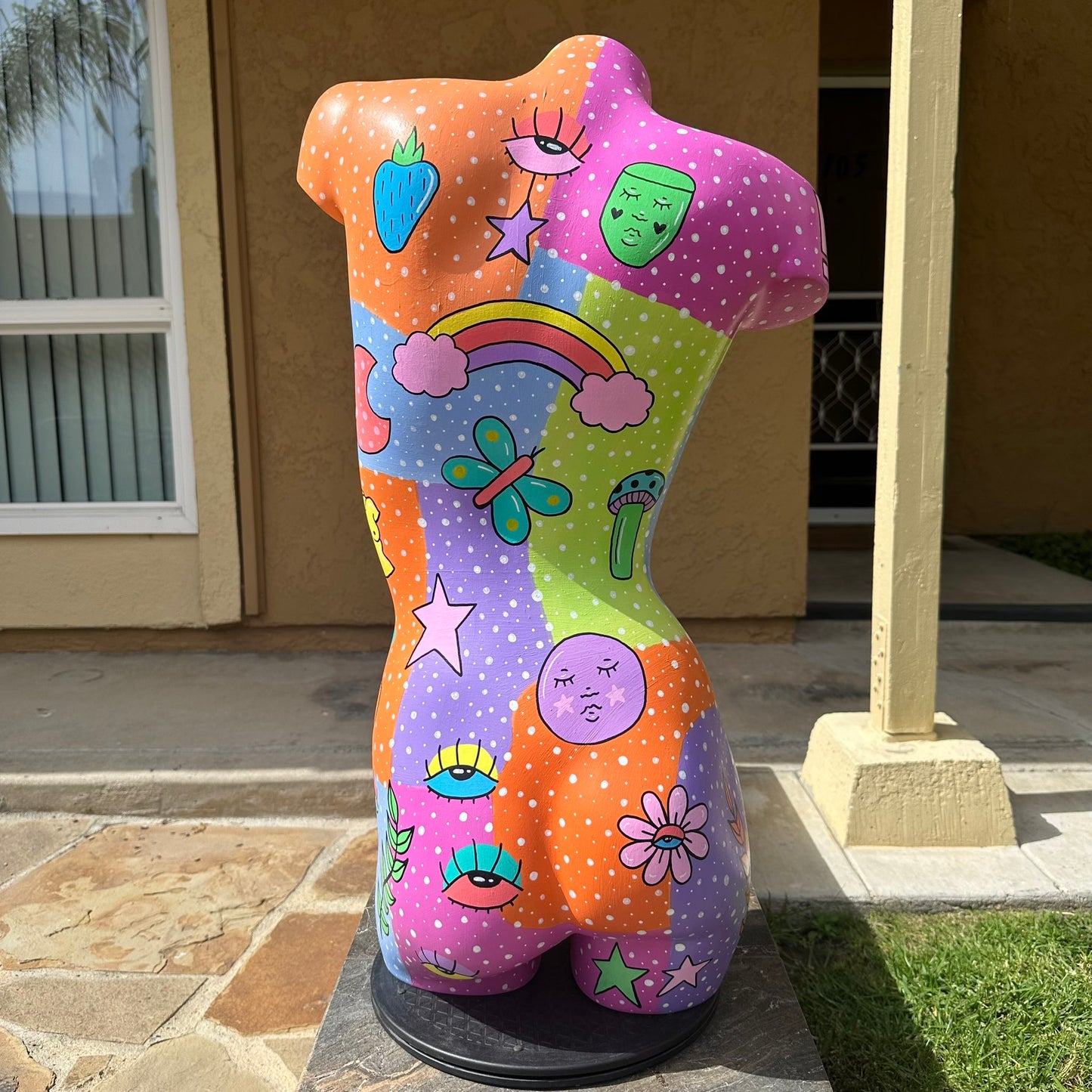 painted mannequin