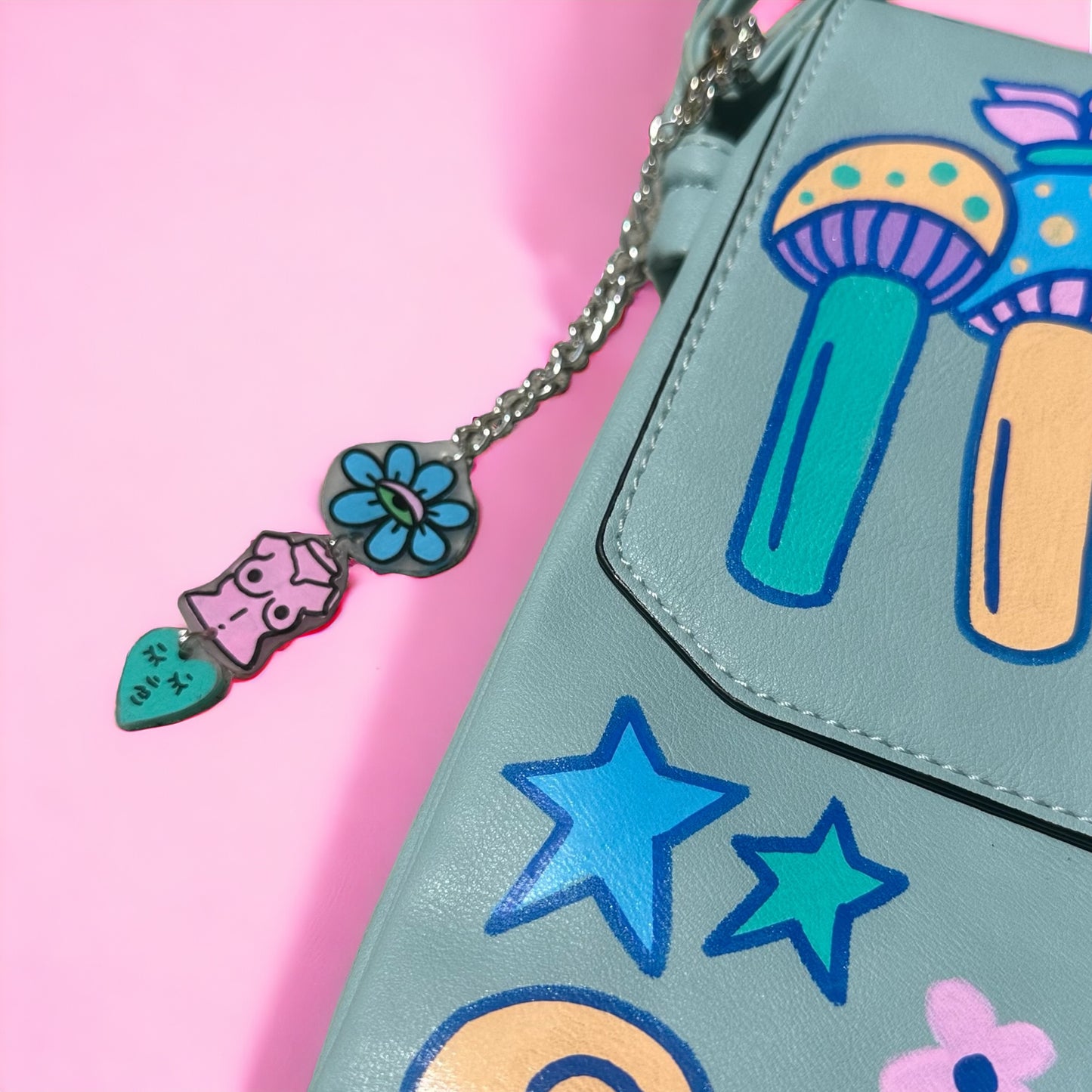 polly painted purse