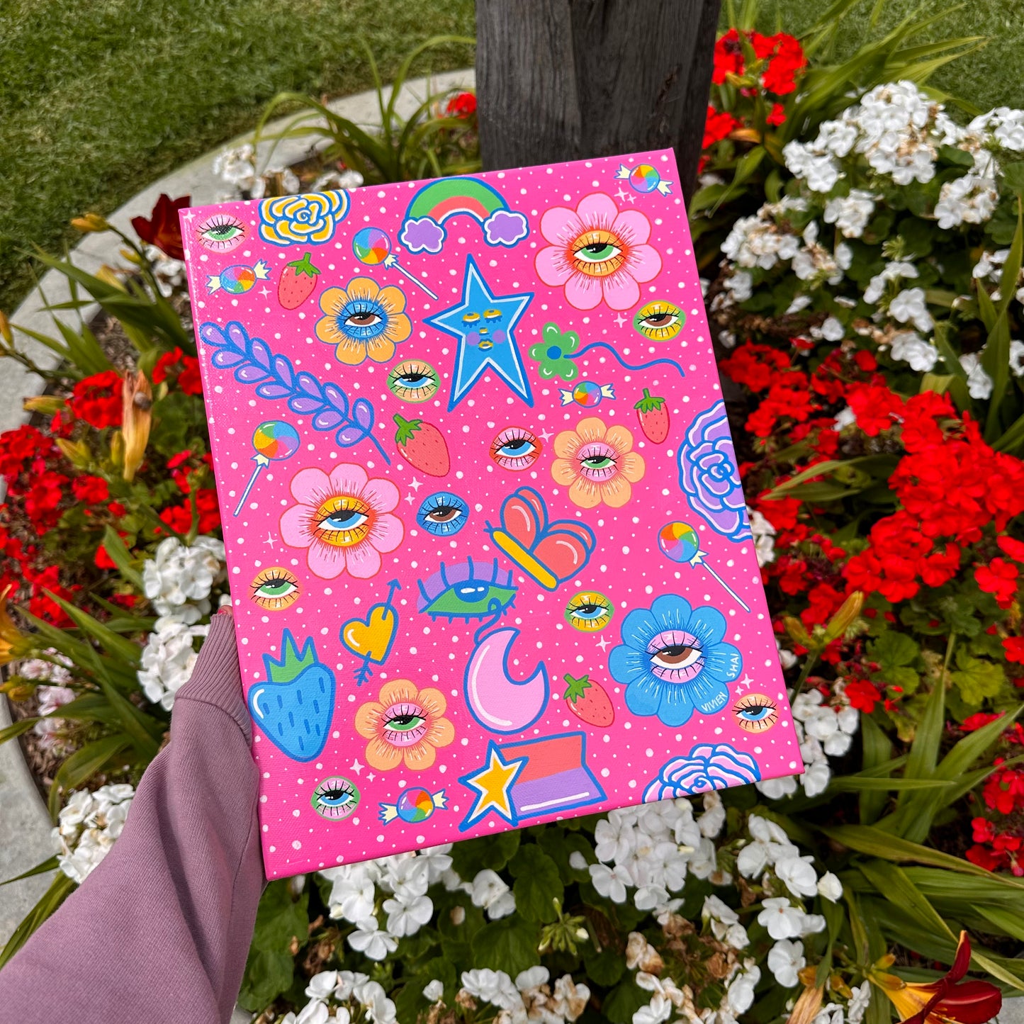 ALILPICKLE X VIVILLUS collab painting pt. 1
