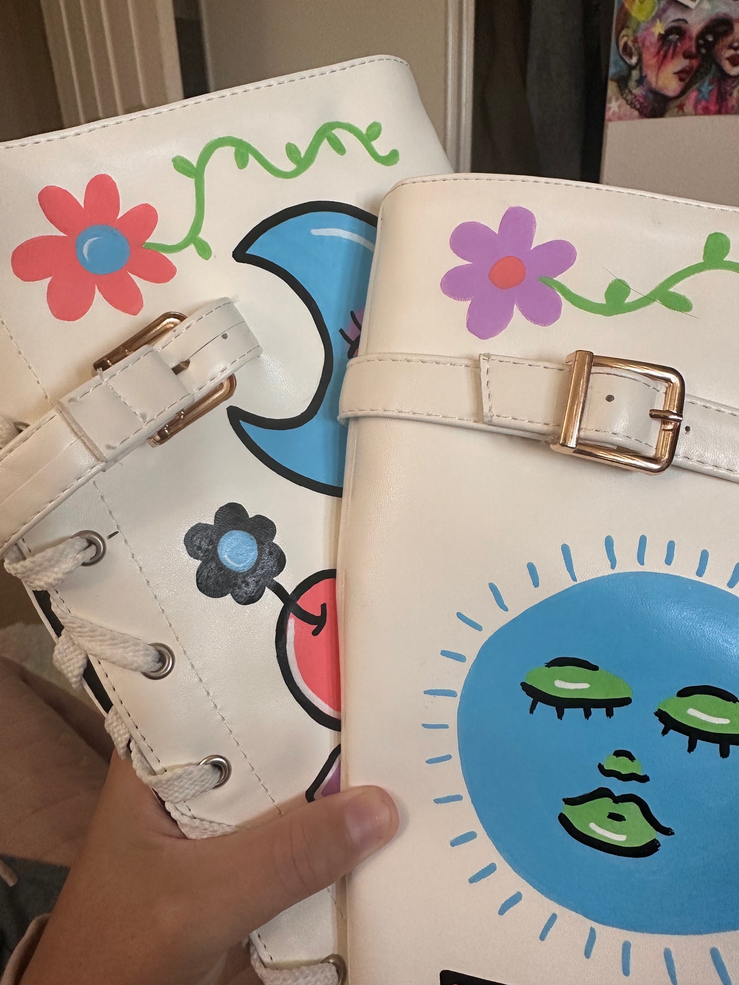 painted boots 6/6.5