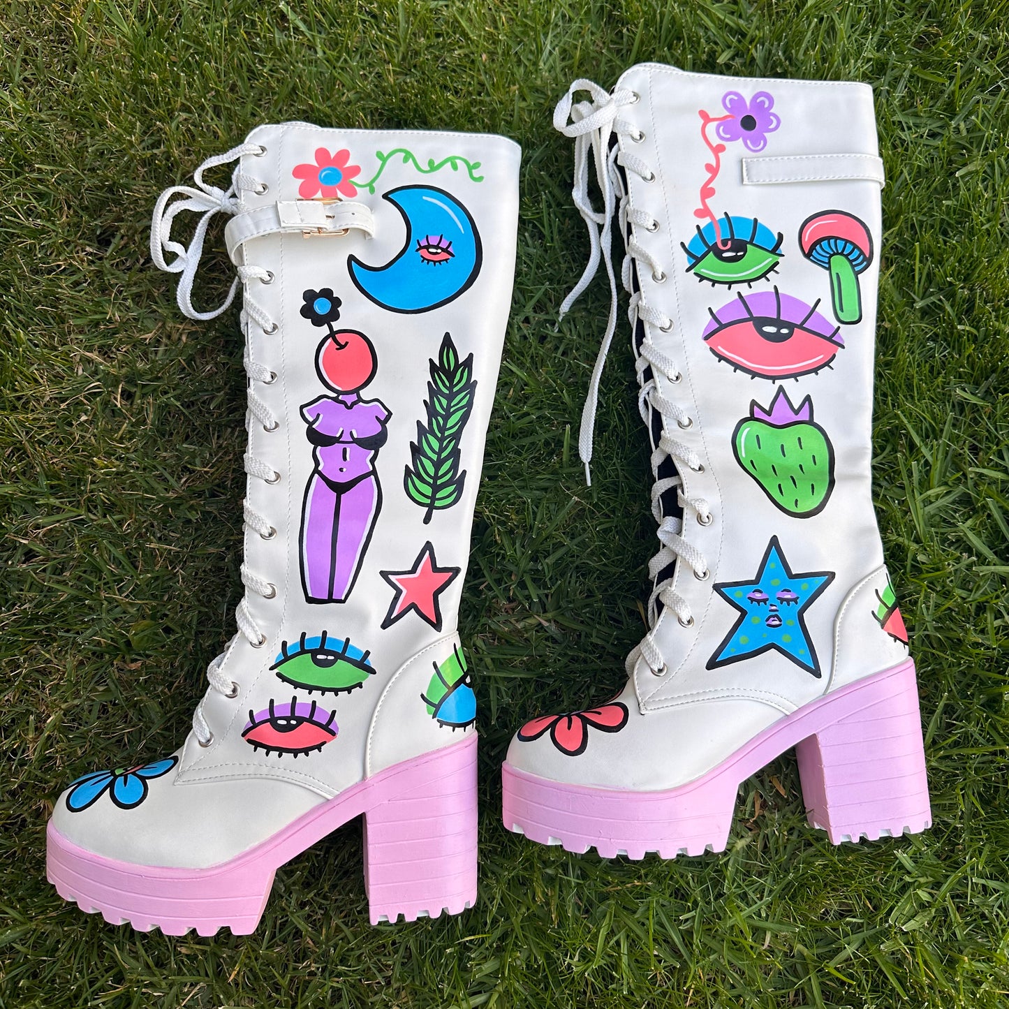 painted boots 6/6.5