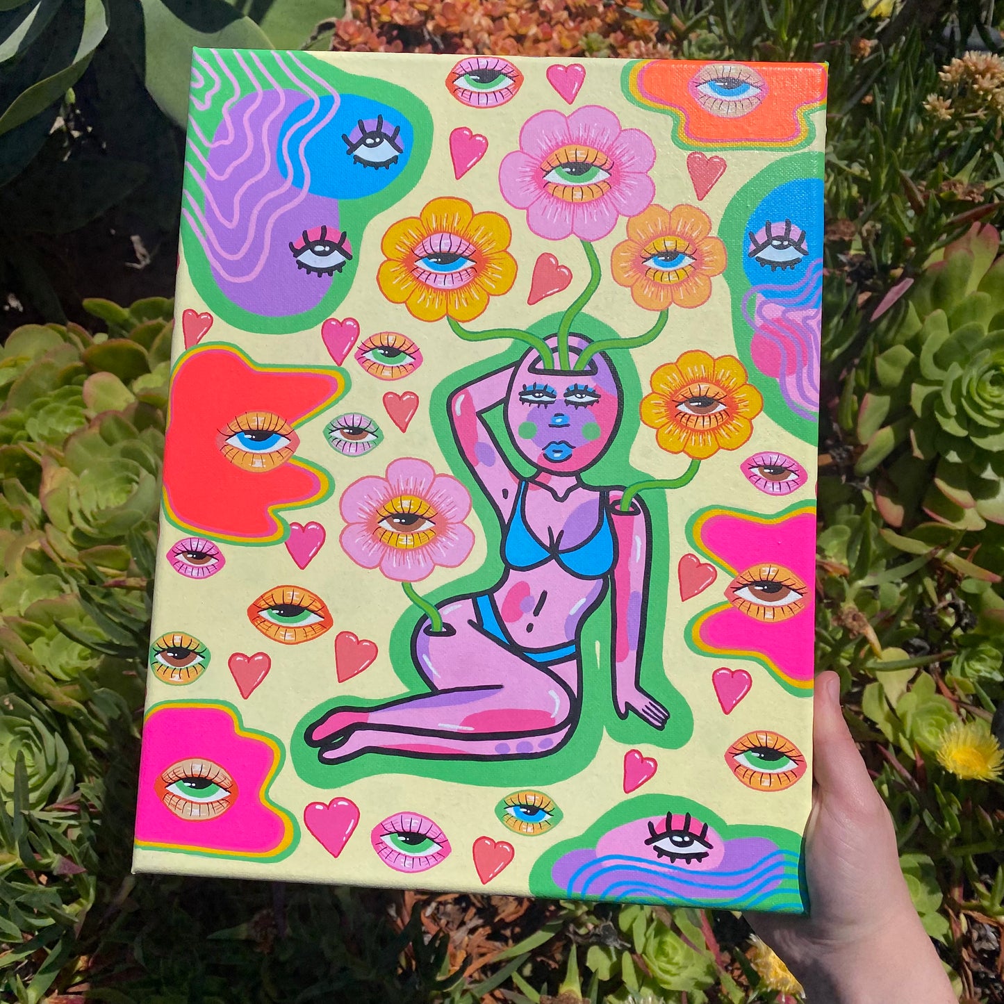 ALILPICKLE X VIVILLUS collab painting pt. 2