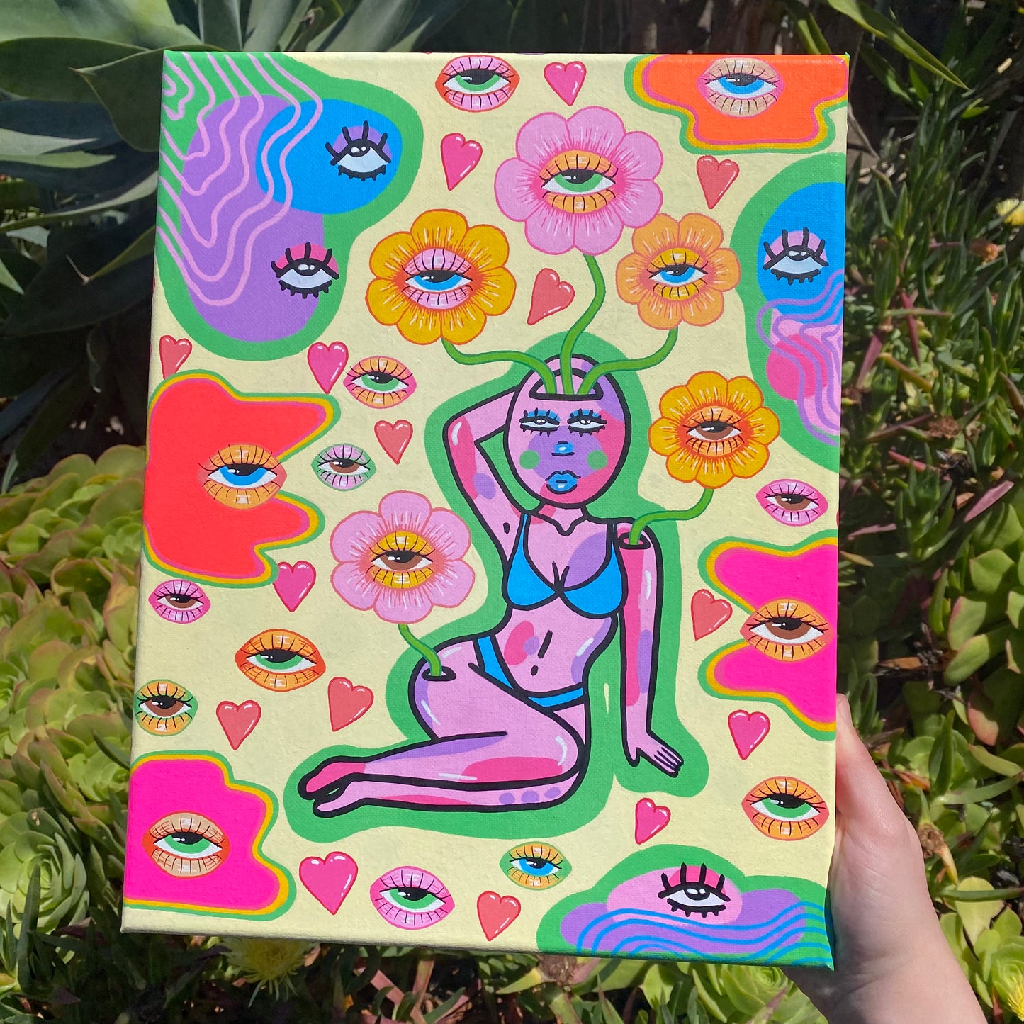 ALILPICKLE X VIVILLUS collab painting pt. 2