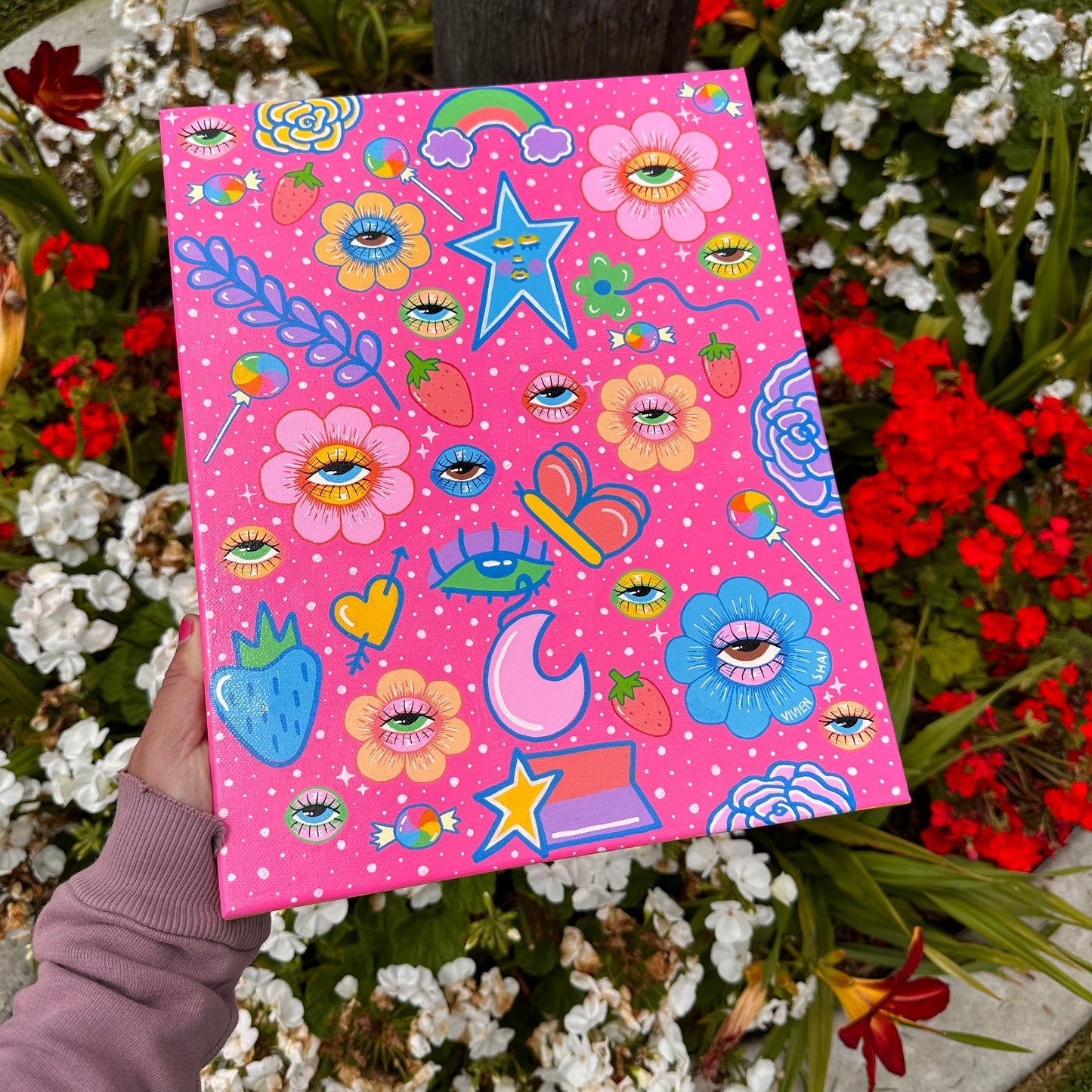 ALILPICKLE X VIVILLUS collab painting pt. 1