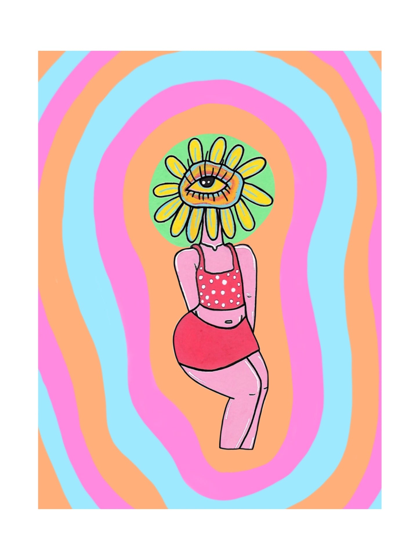 flower power print