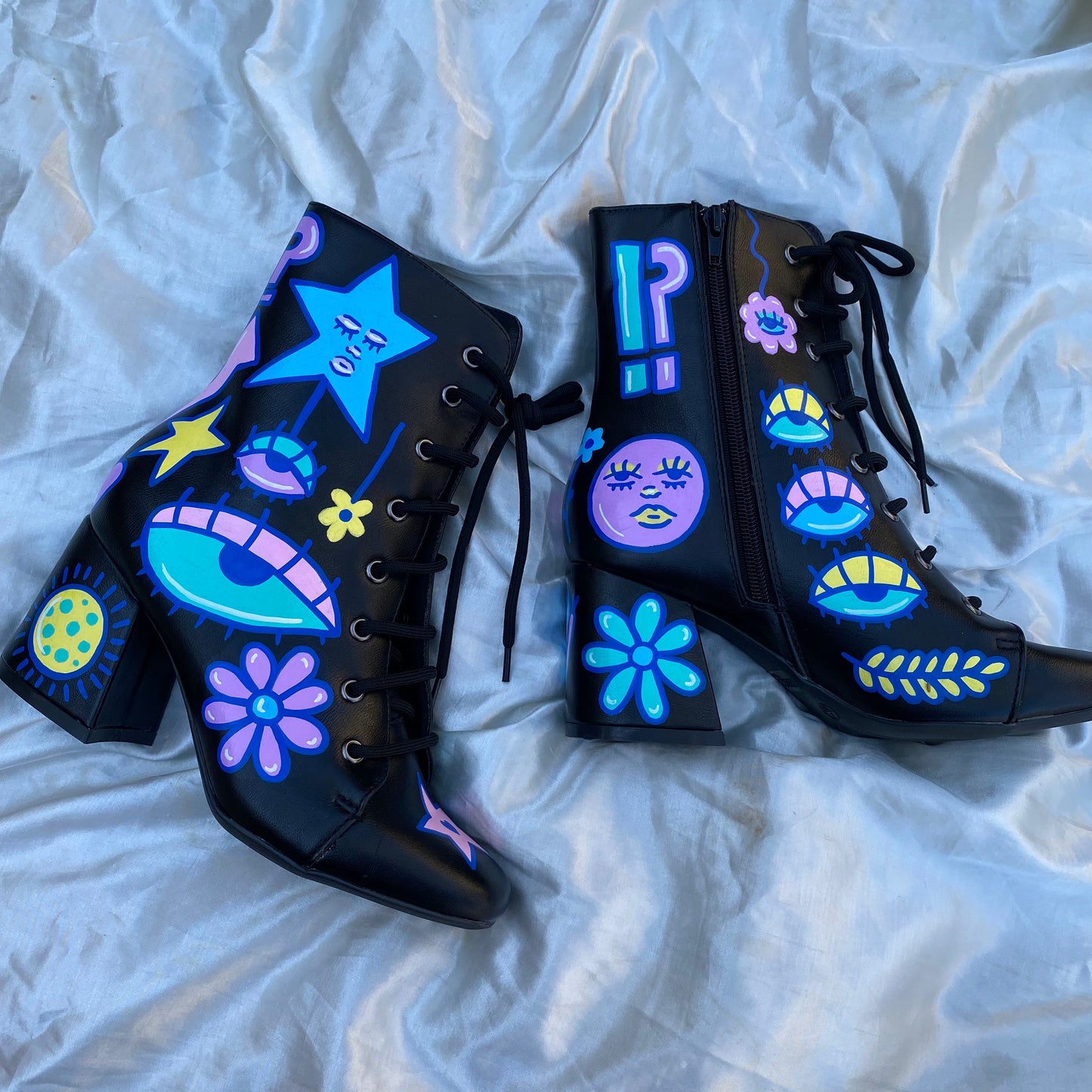 painted boots 6.5/7