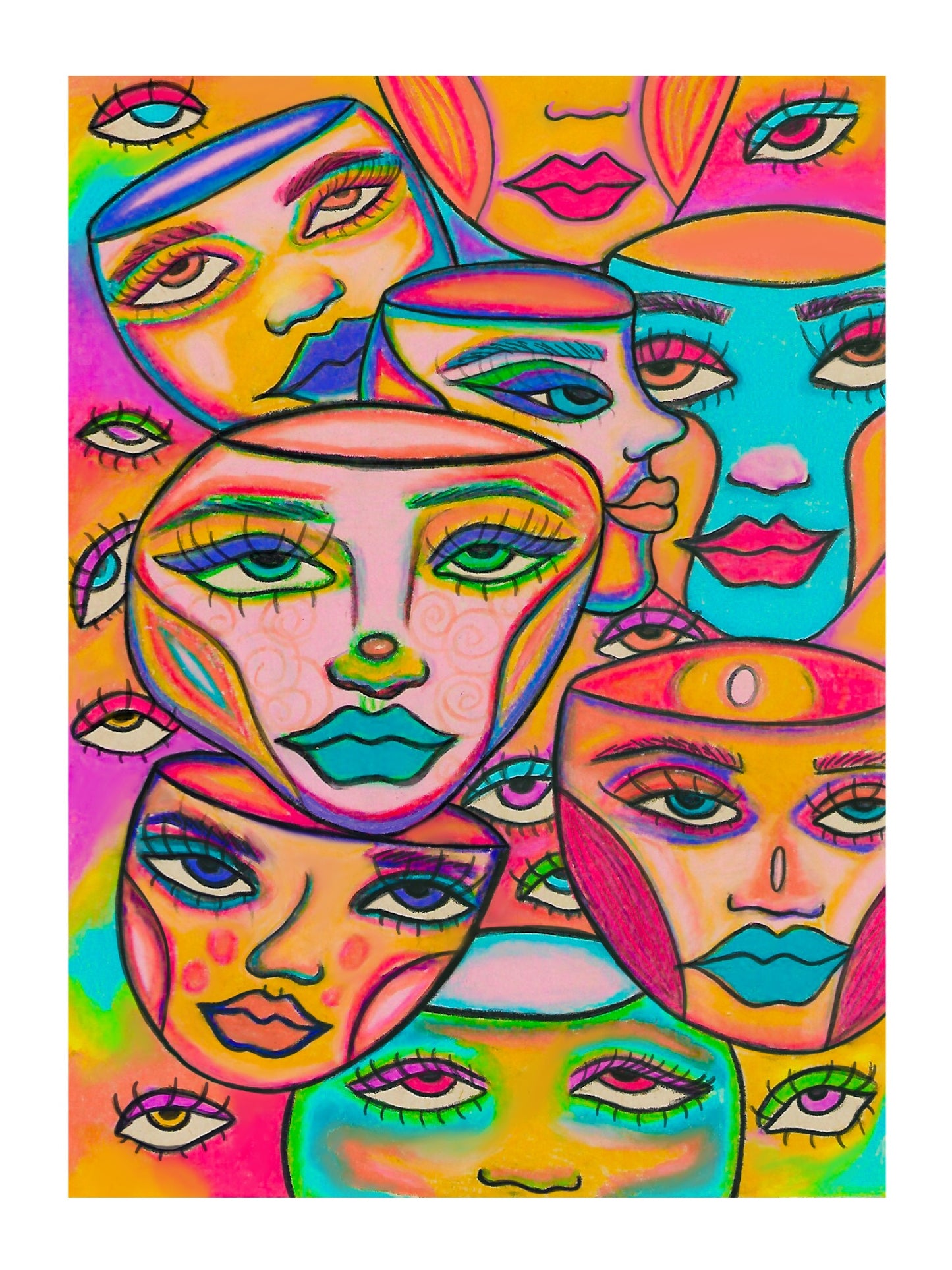 friends in my head print