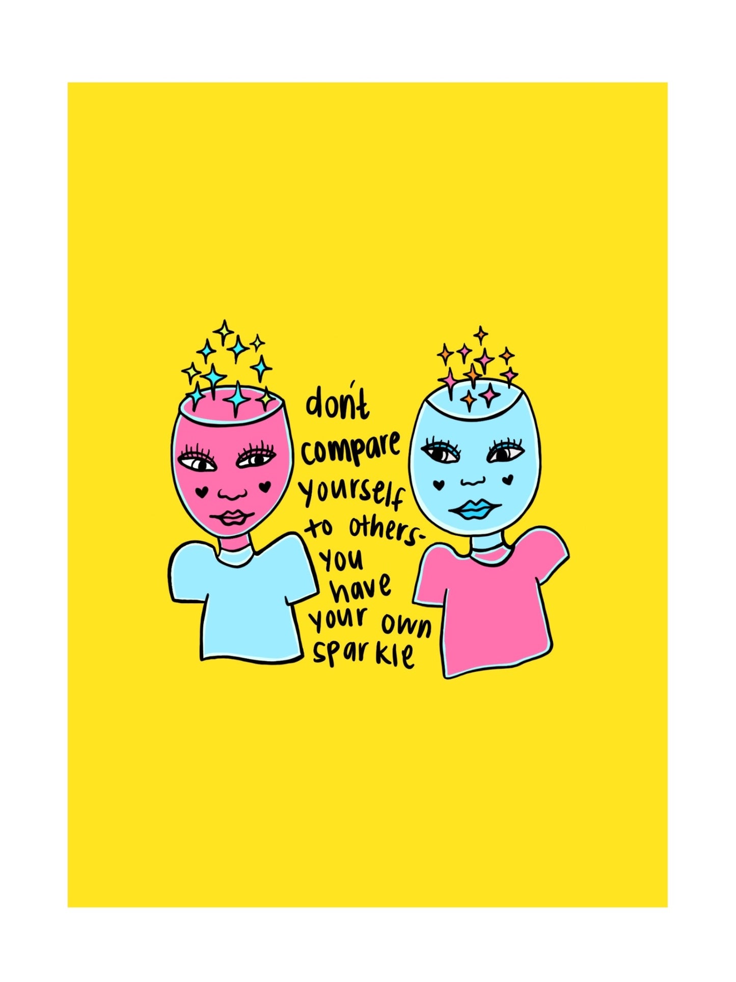 your own sparkle print