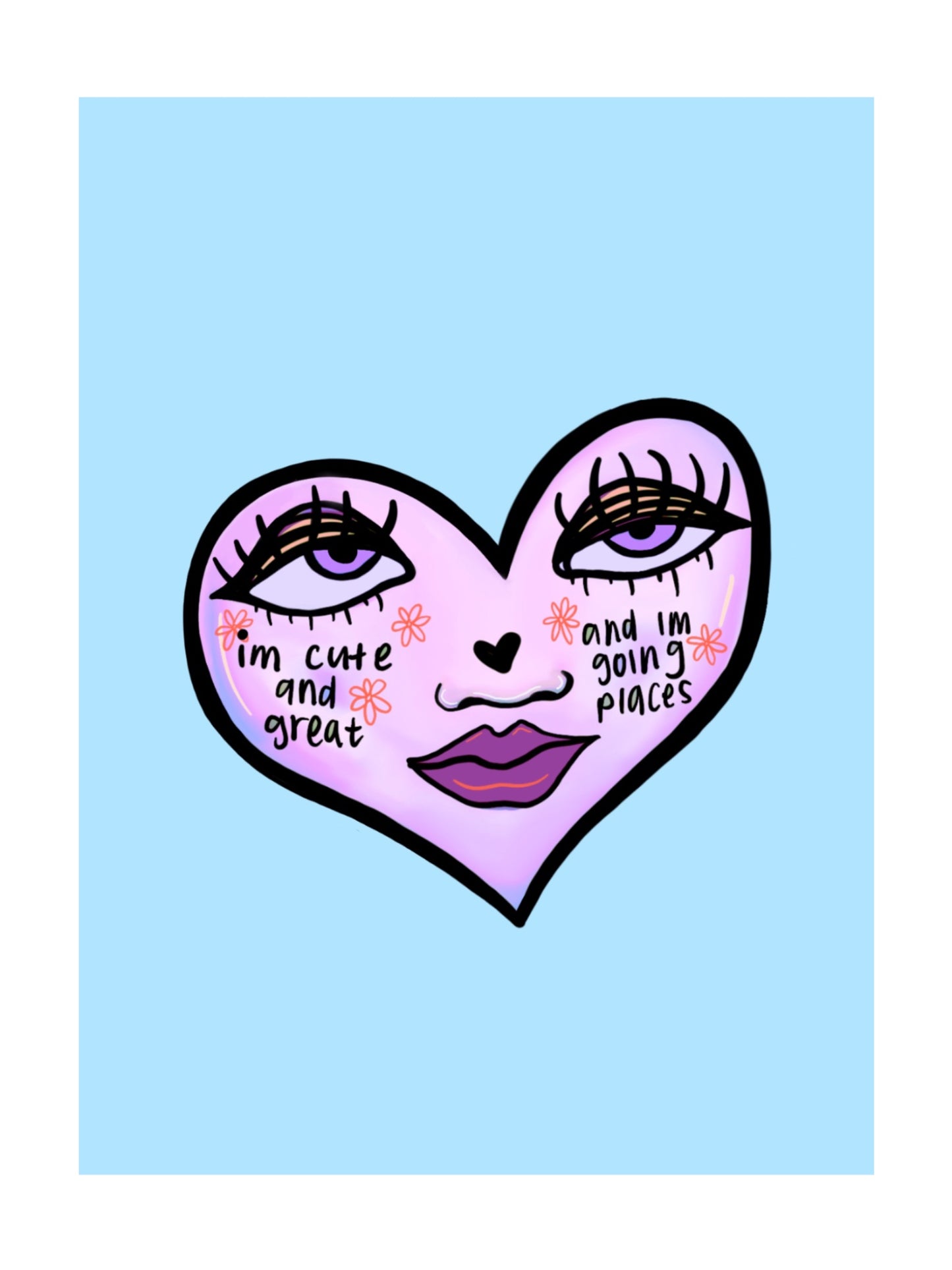 i’m going places print