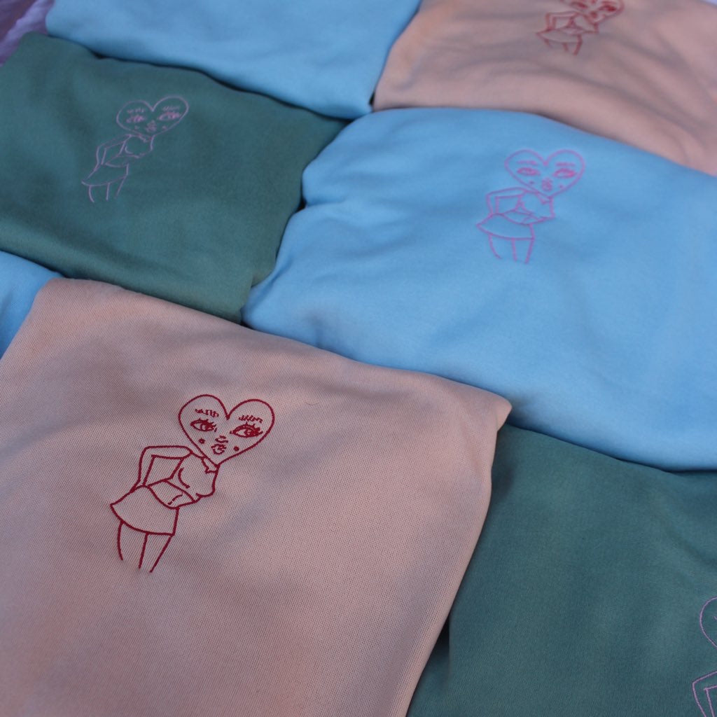heart bb sweatshirts