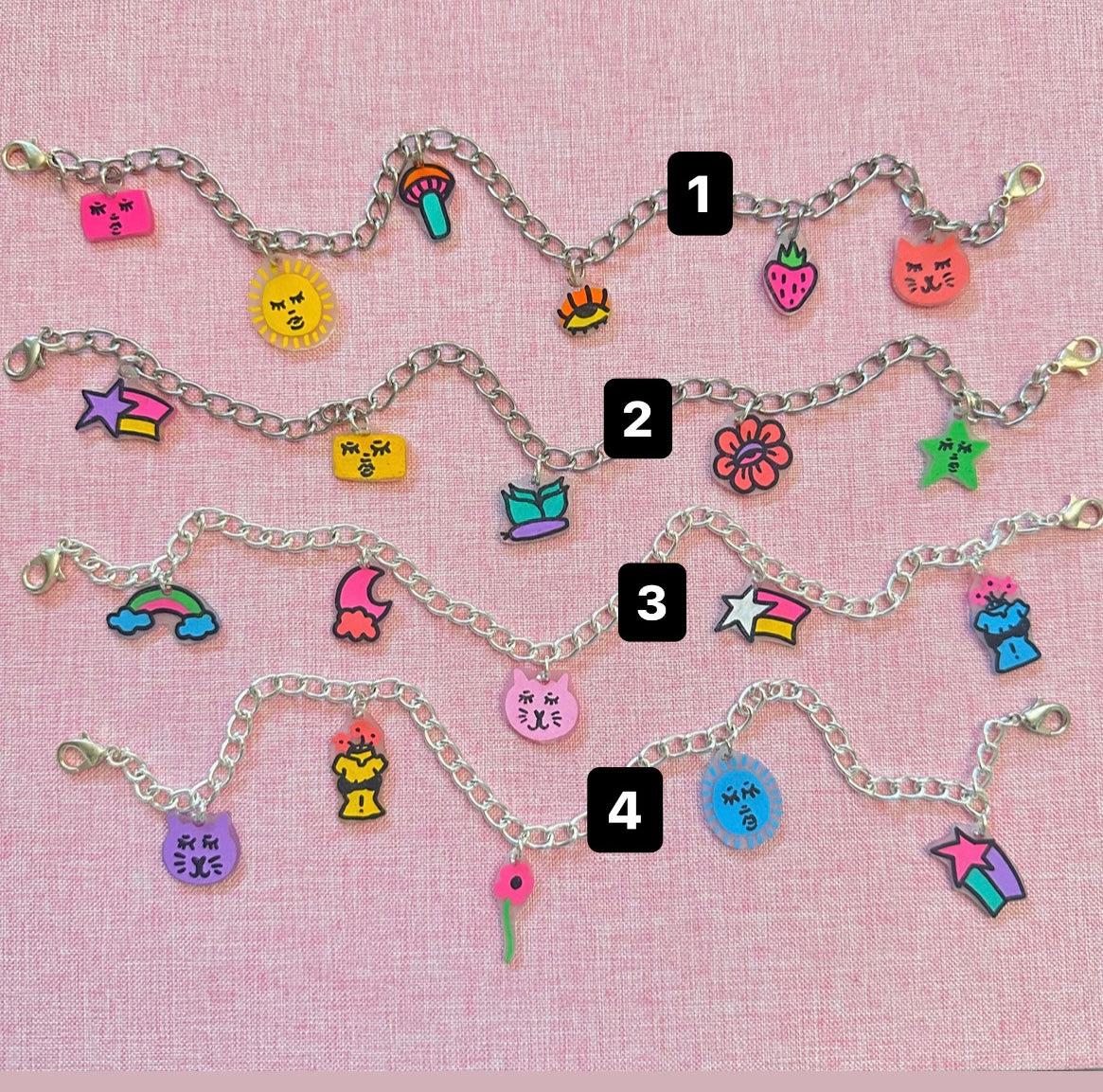shoe charm chains