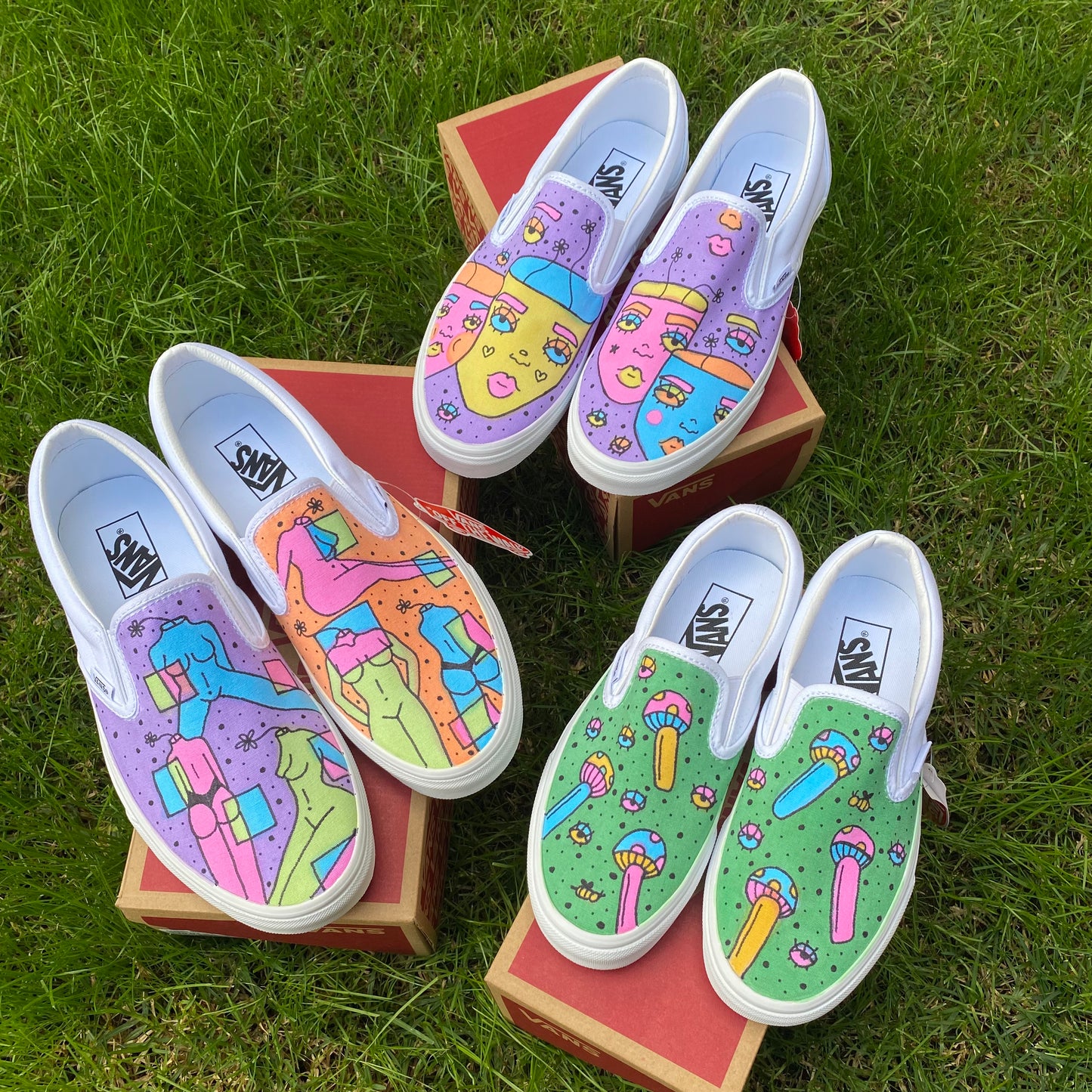 custom painted vans