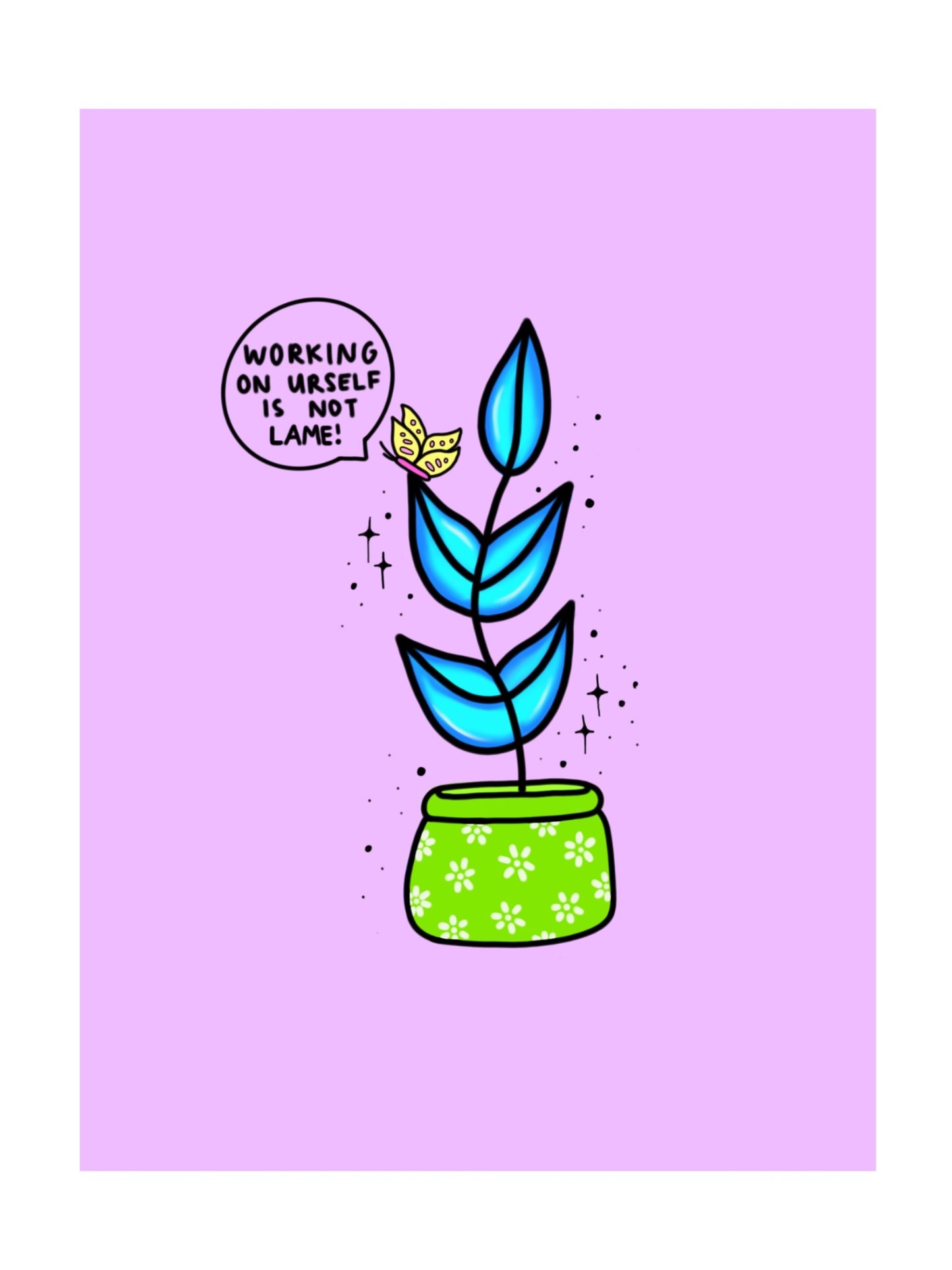 working on yourself print