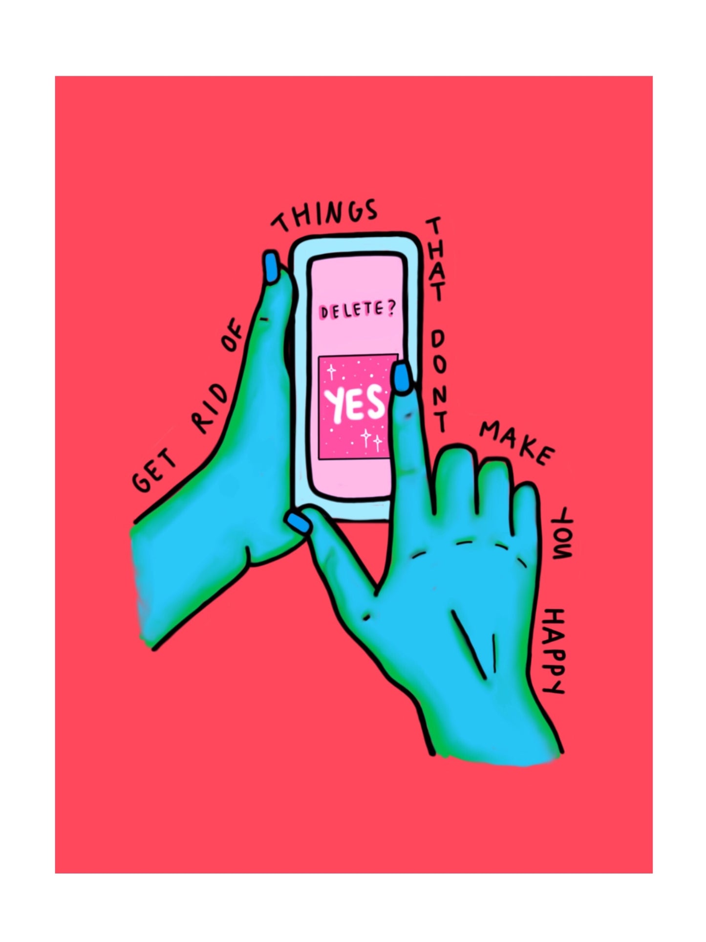 make you happy print