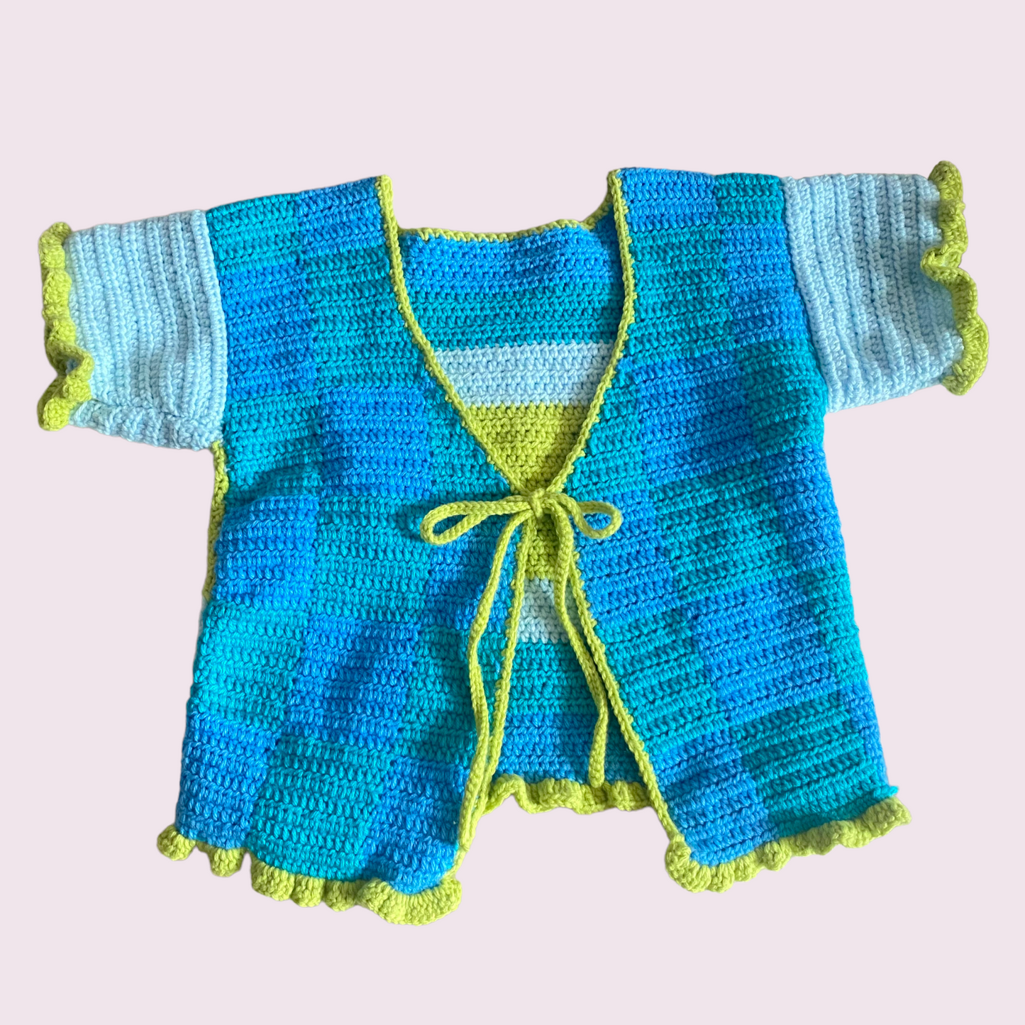 aqua cardigan