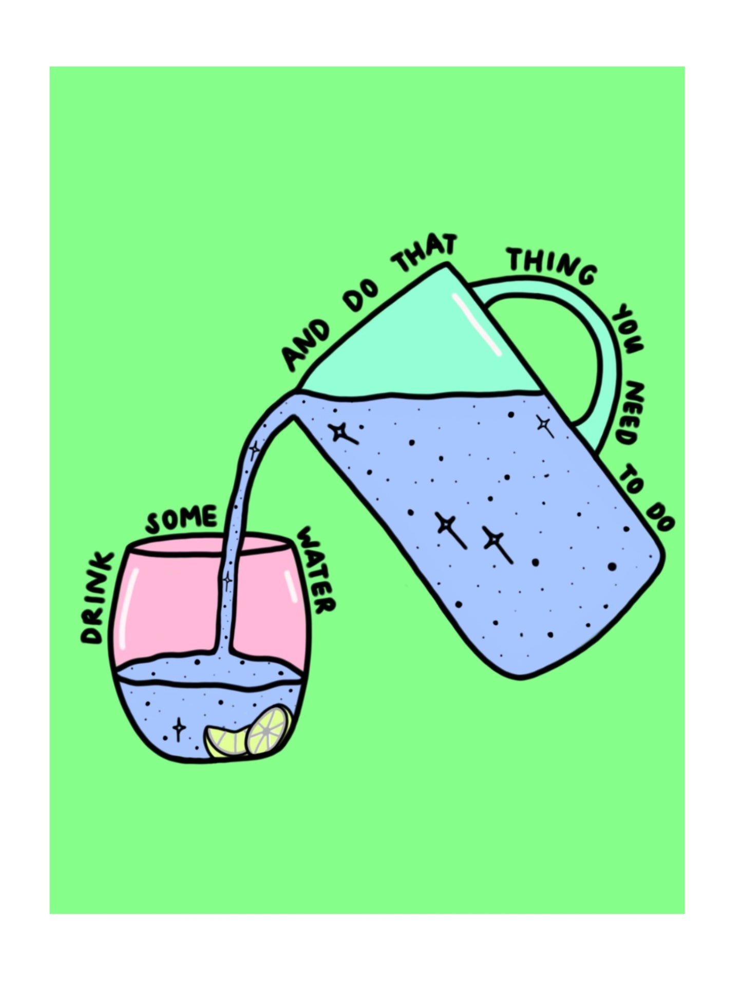 drink some water print