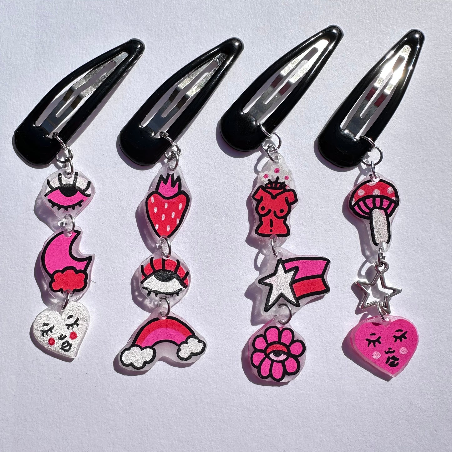hair charm clips