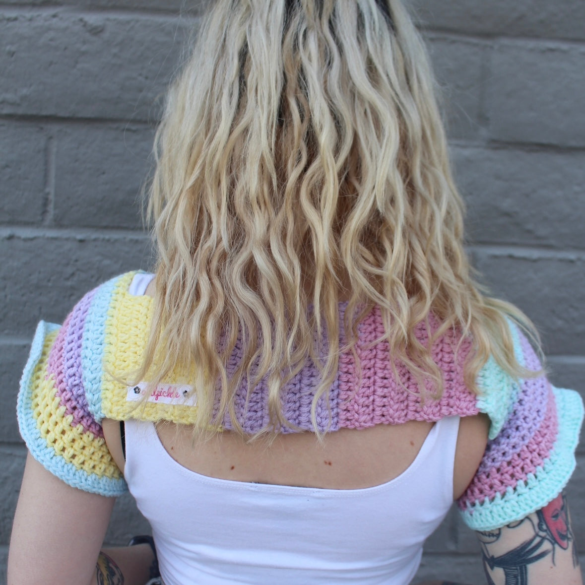 jelly bean shortsleeve shrug