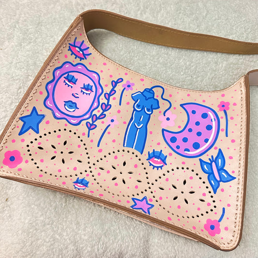 delilah painted purse