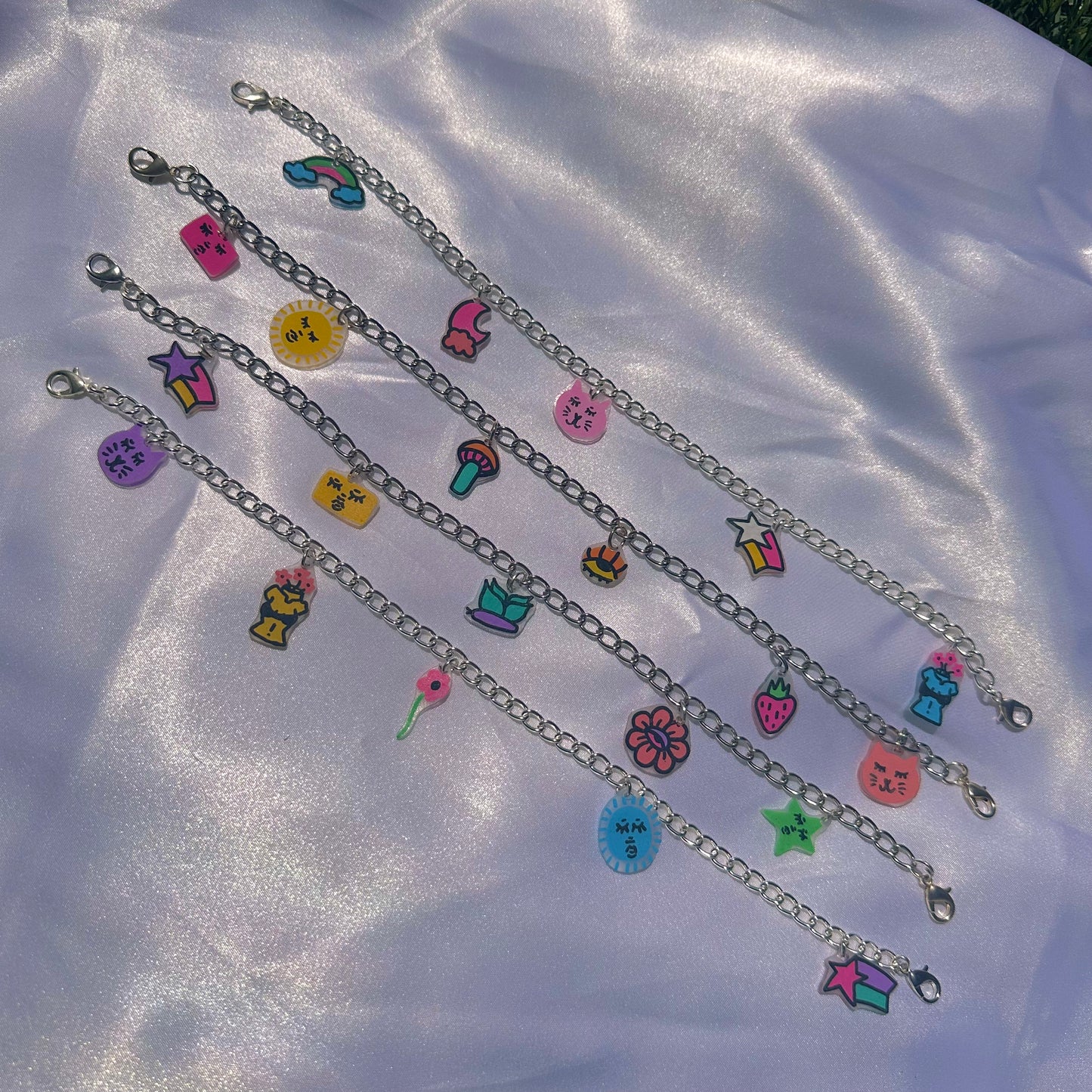 shoe charm chains