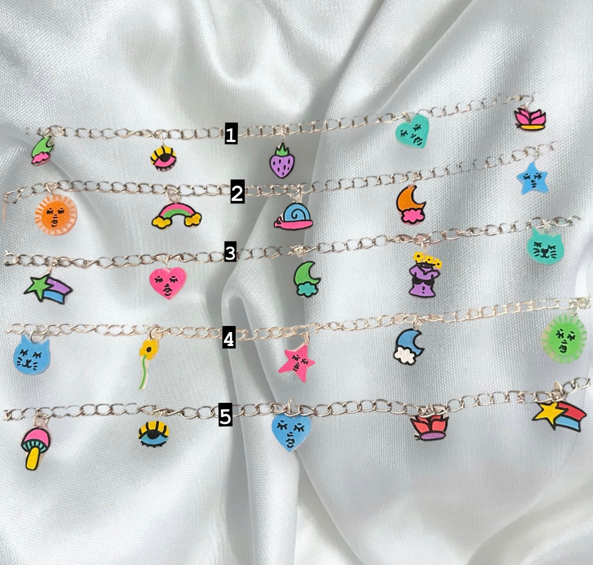 shoe charm chains