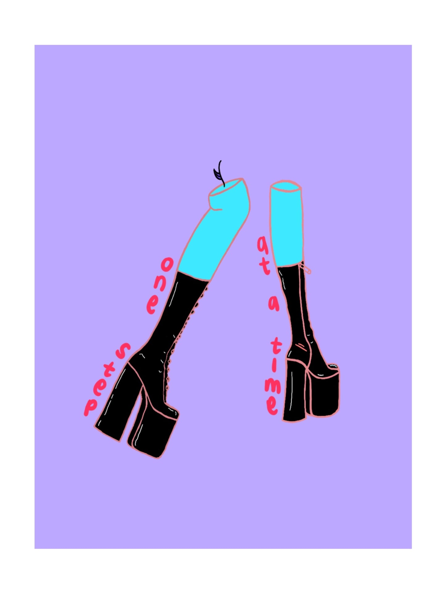 one step at a time print