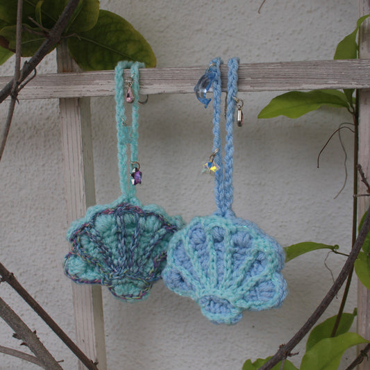 seashell bag charms