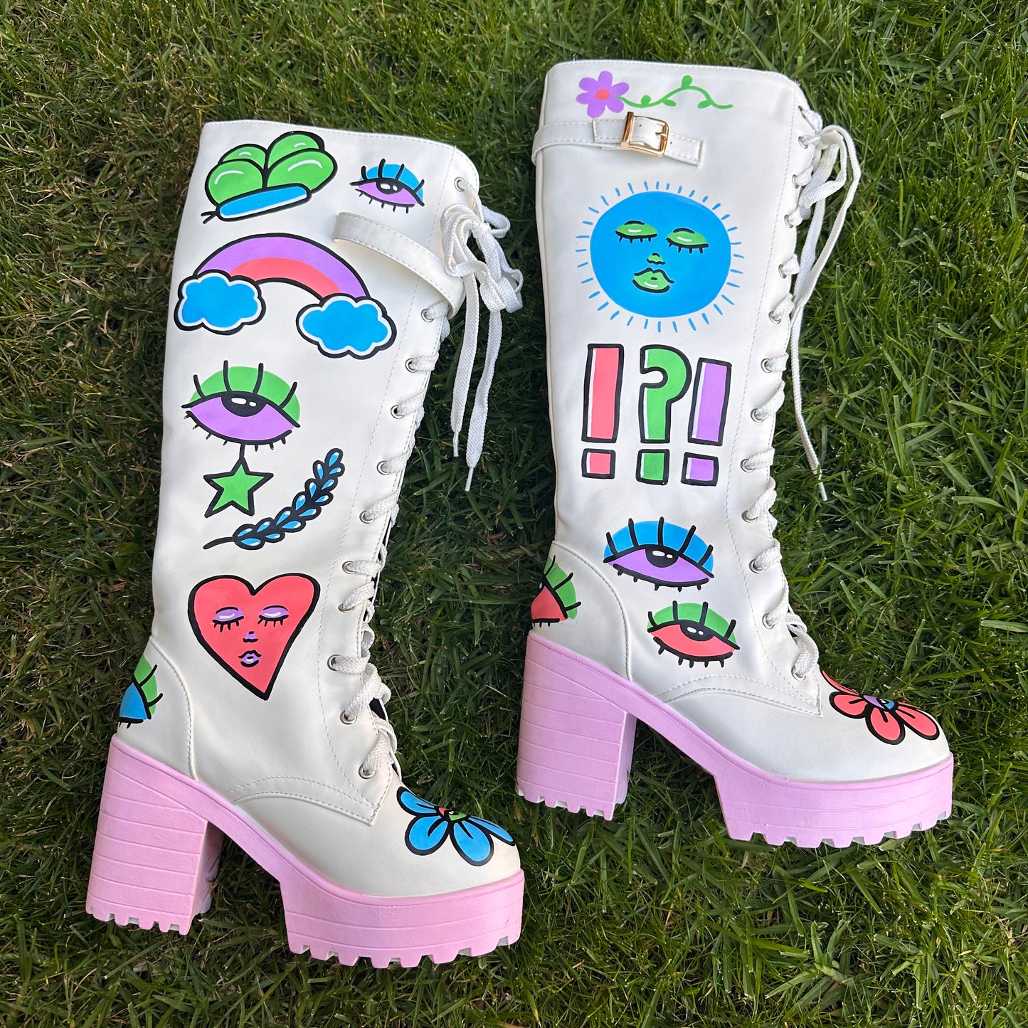 painted boots 6/6.5