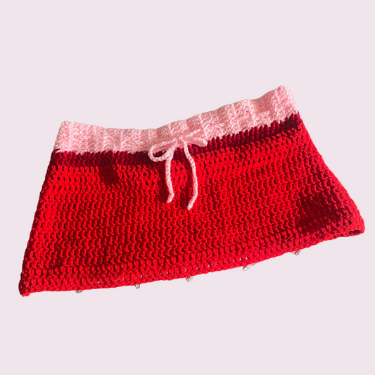strawberry stargirl mini skirt