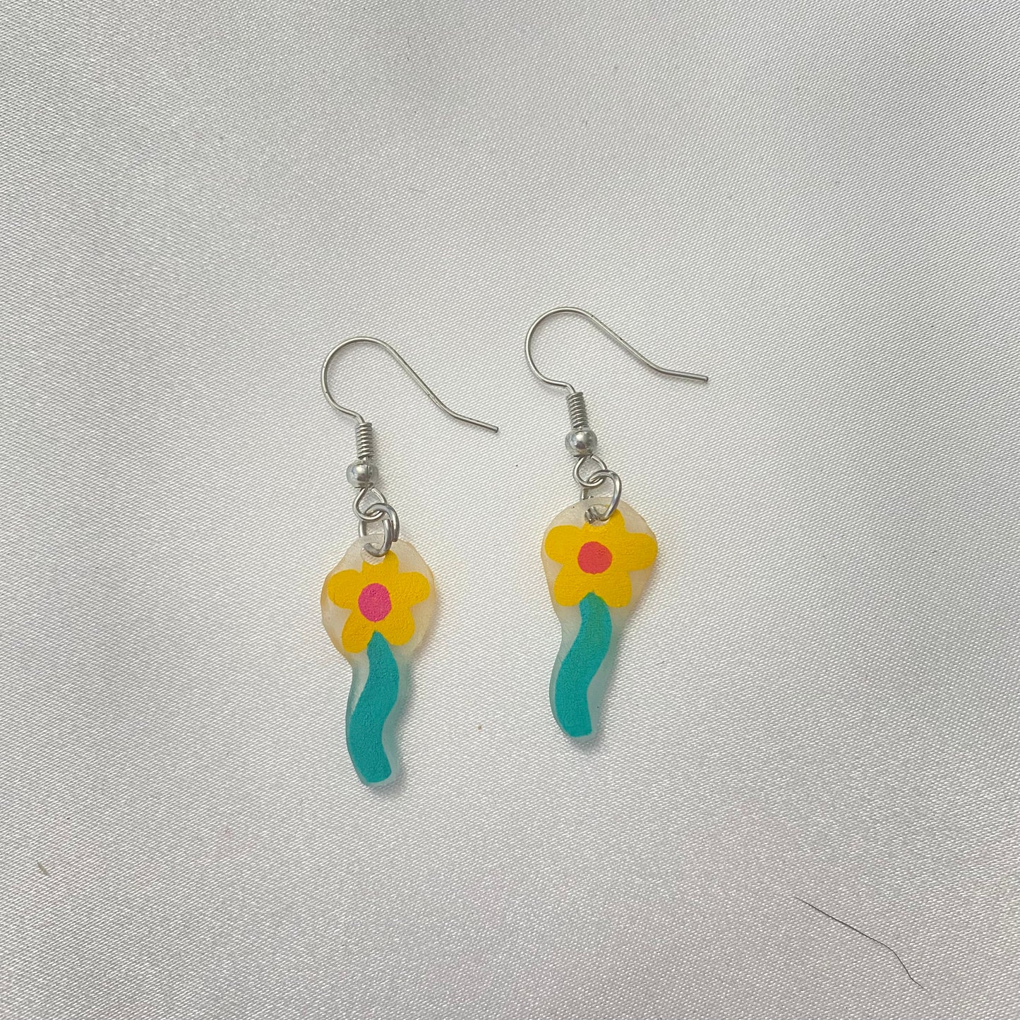 baby flower earrings