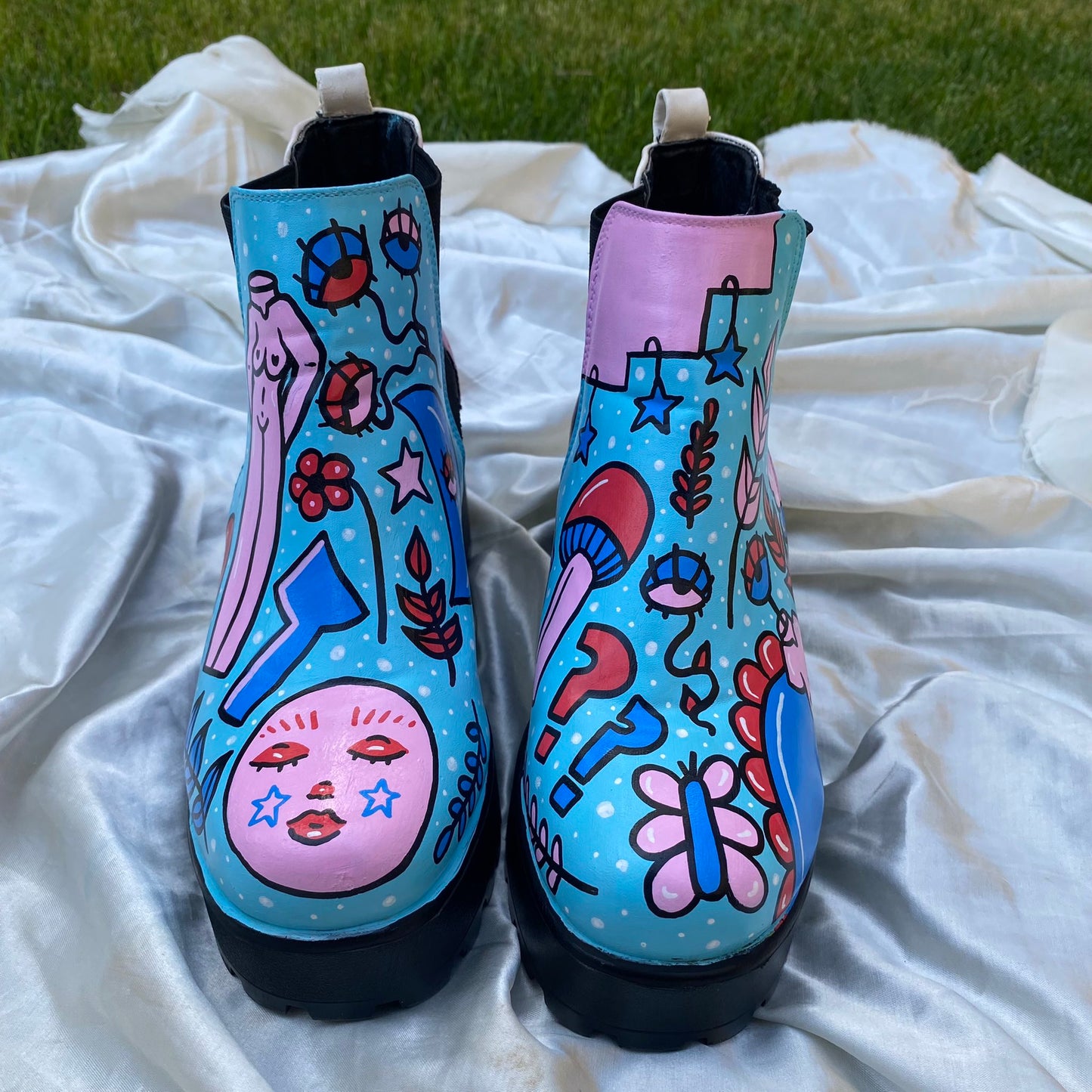 painted boots 7