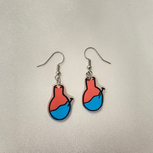 baby bong earrings